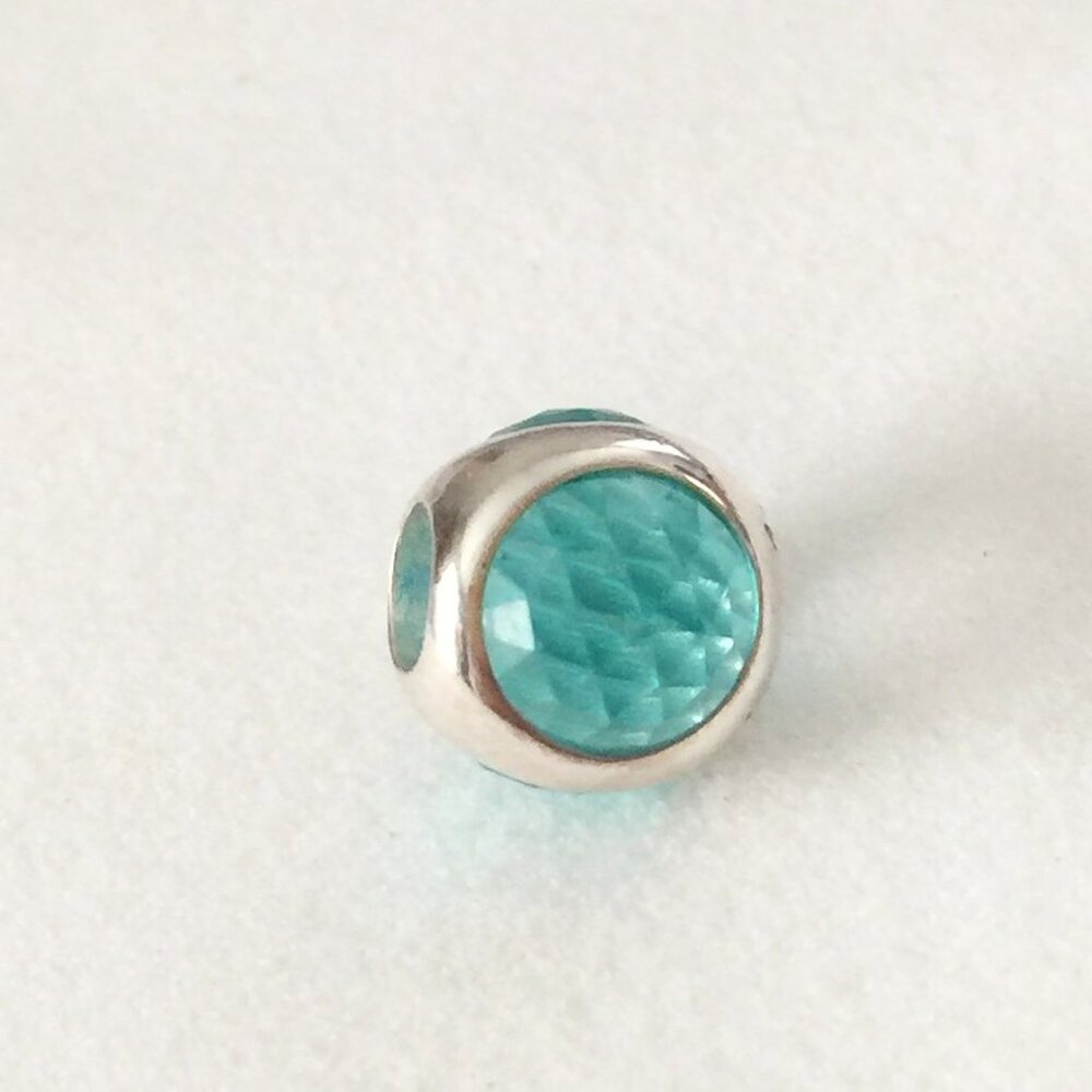 ONLY 1 Left in Stock..... Pandora Icy Green Radiant Droplet Charm
